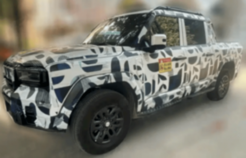 捷途縱橫F700諜照,2.0T混動皮卡,能打過長城炮?