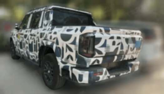 捷途縱橫F700諜照,2.0T混動皮卡,能打過長城炮?